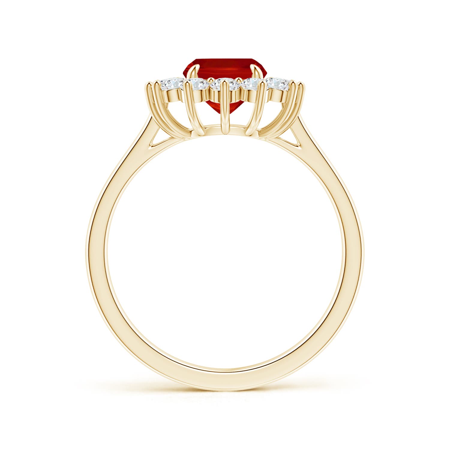 AAA - Ruby / 1.95 CT / 14 KT Yellow Gold