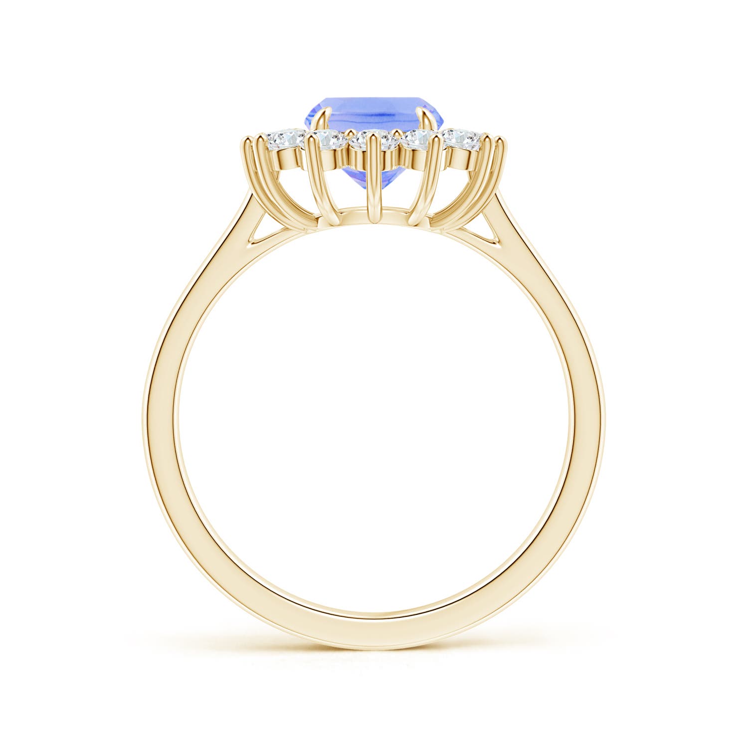 A - Tanzanite / 2.15 CT / 14 KT Yellow Gold