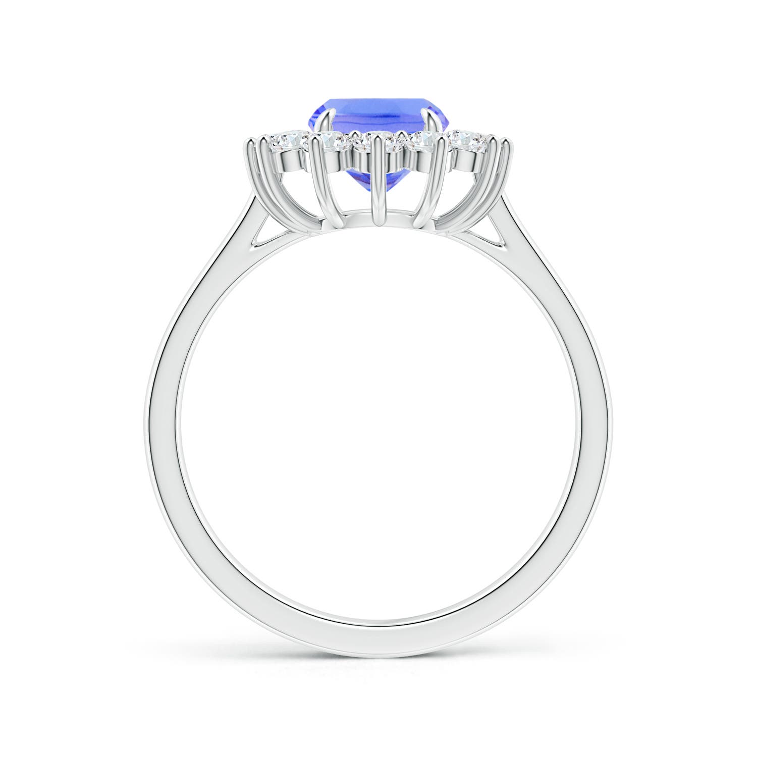 AA - Tanzanite / 2.15 CT / 14 KT White Gold