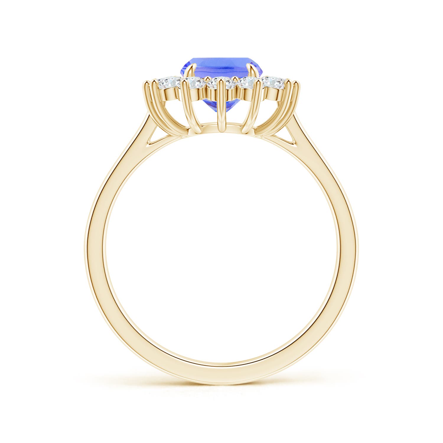 AA - Tanzanite / 2.15 CT / 14 KT Yellow Gold