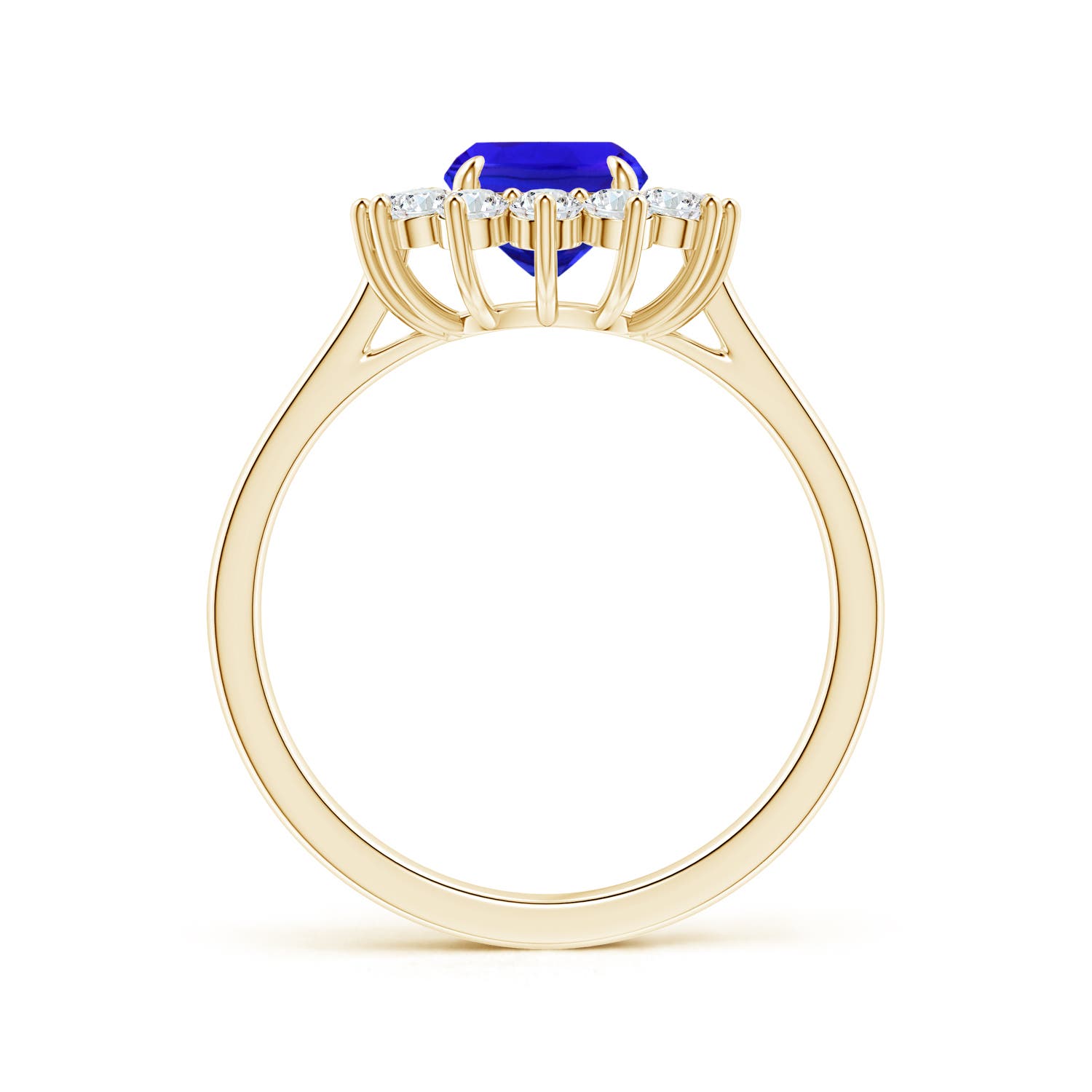 AAA - Tanzanite / 2.15 CT / 14 KT Yellow Gold