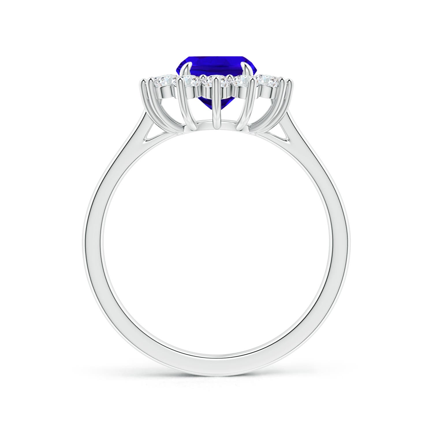 AAAA - Tanzanite / 2.15 CT / 14 KT White Gold