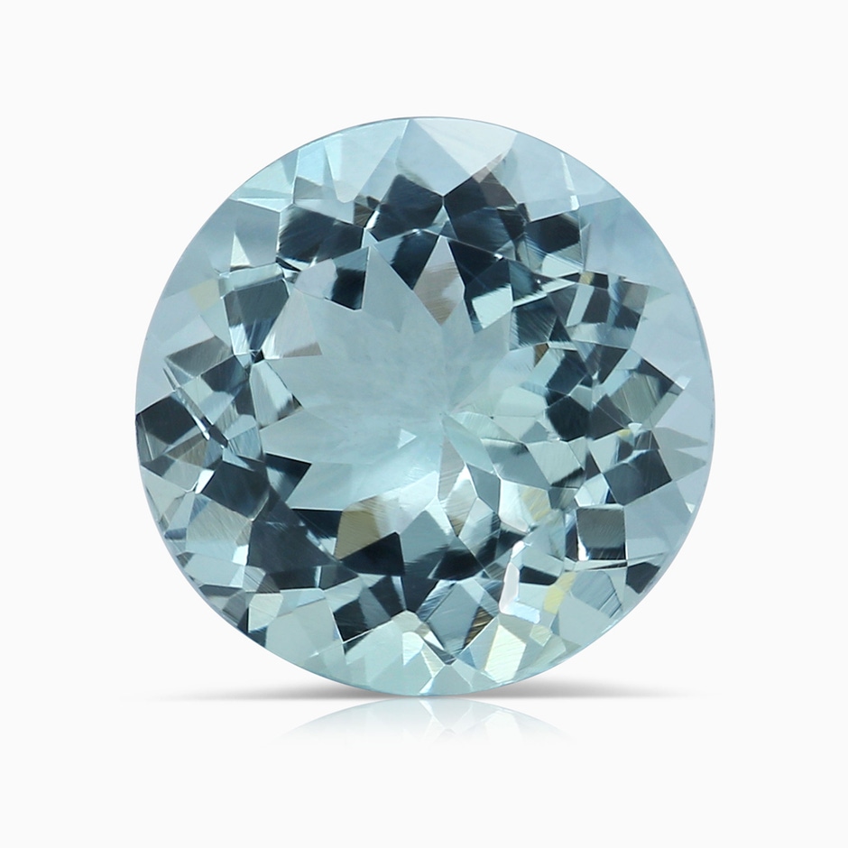 10.17x10.08x5.85mm AAA GIA Certified Aquamarine Cathedral Halo Ring with Milgrain in 18K Rose Gold side 599