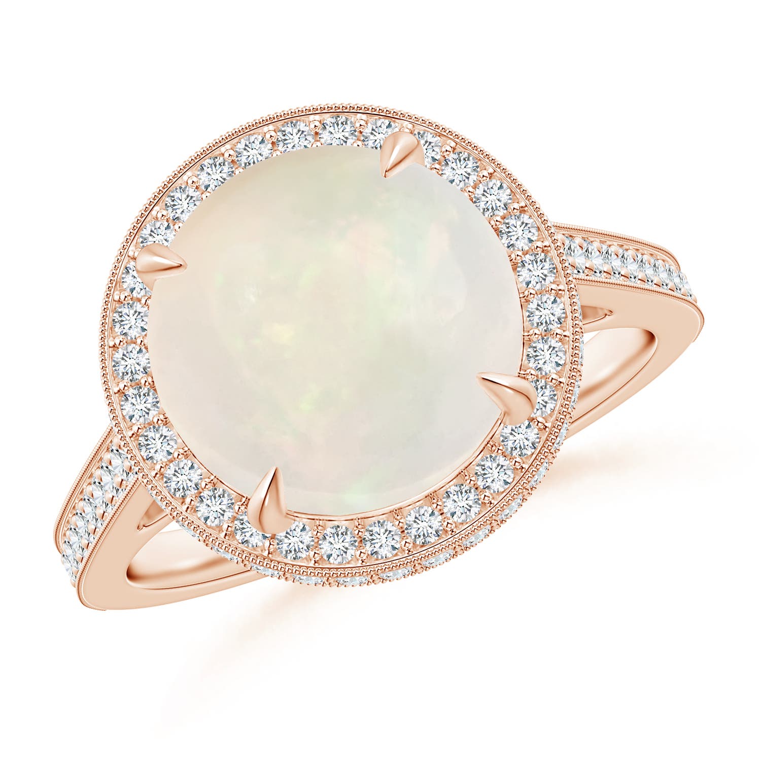 A - Opal / 2.65 CT / 14 KT Rose Gold