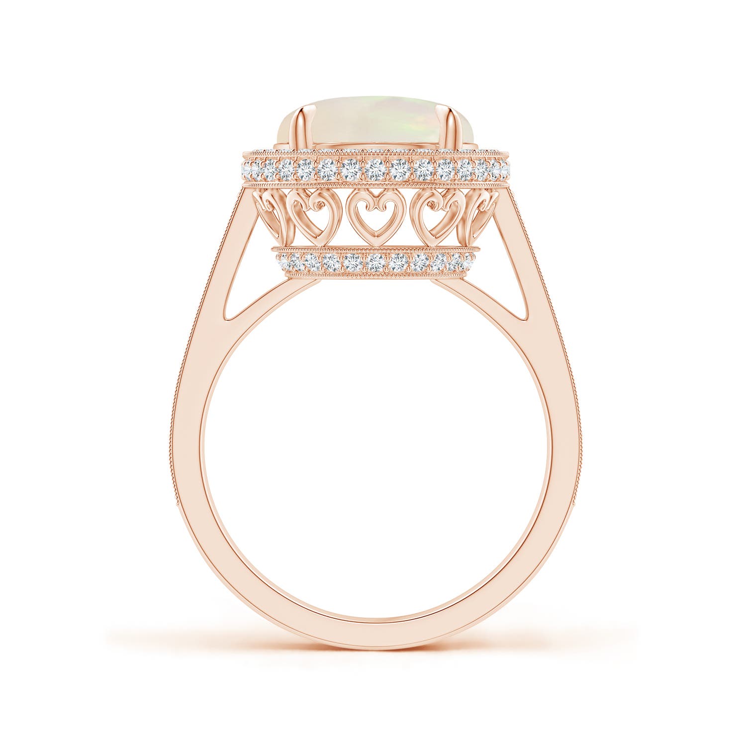 A - Opal / 2.65 CT / 14 KT Rose Gold