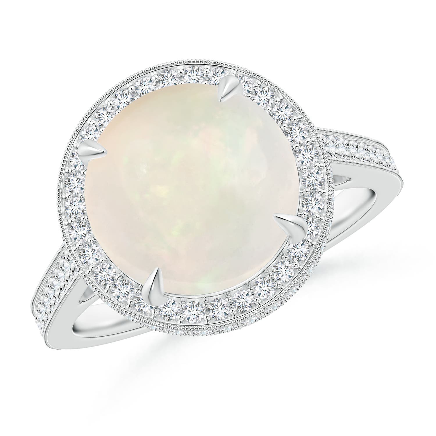 A - Opal / 2.65 CT / 14 KT White Gold