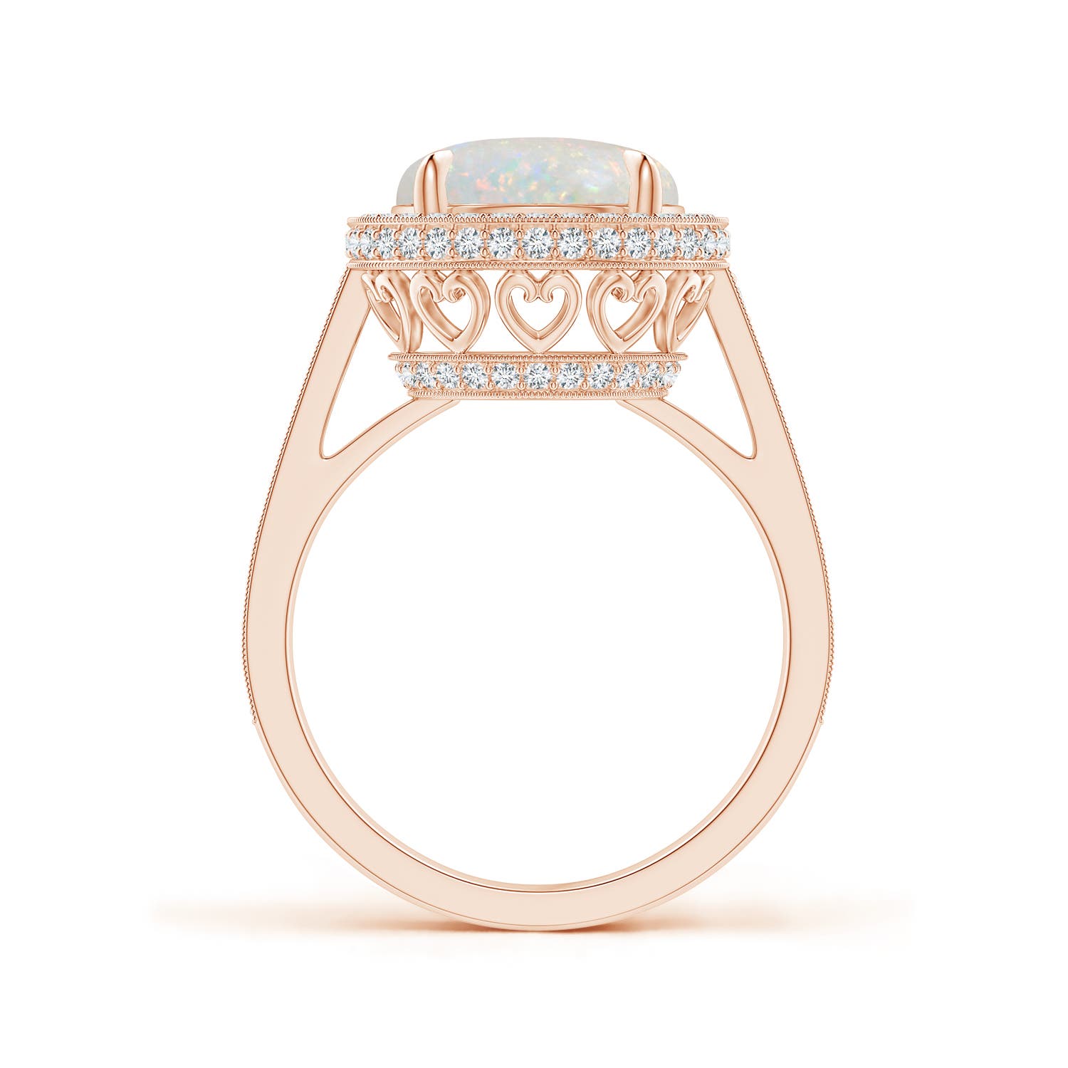 AA - Opal / 2.65 CT / 14 KT Rose Gold