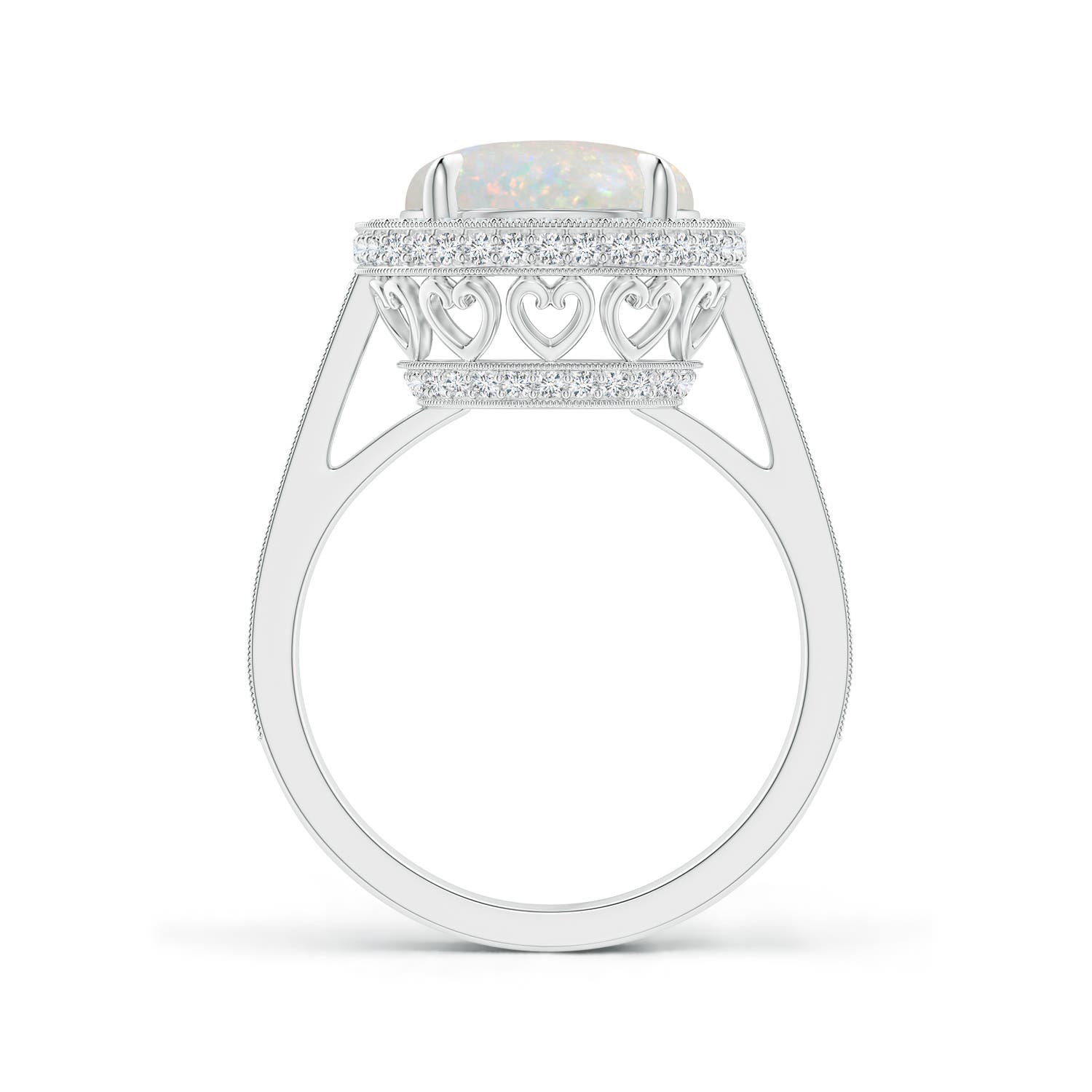 AA - Opal / 2.65 CT / 14 KT White Gold