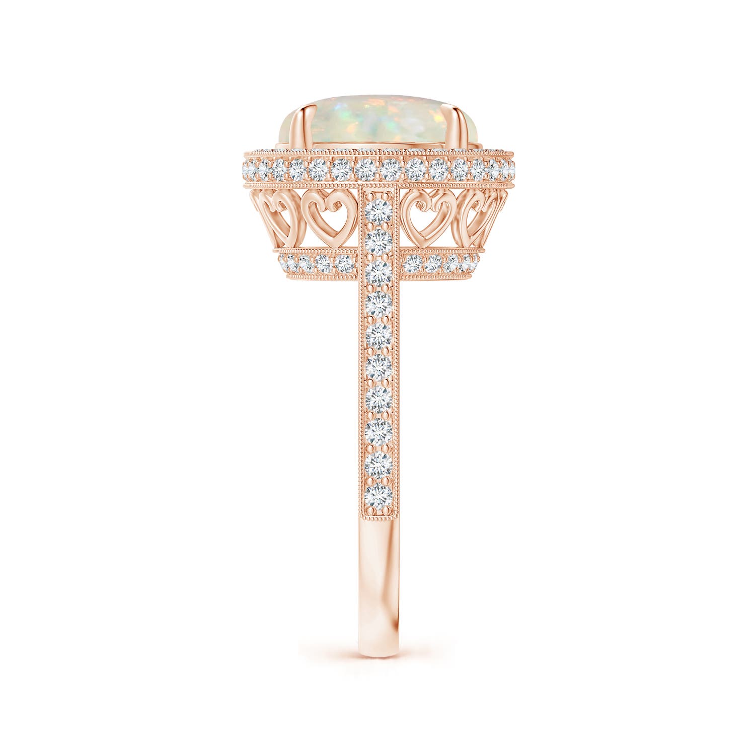 AAA - Opal / 2.65 CT / 14 KT Rose Gold