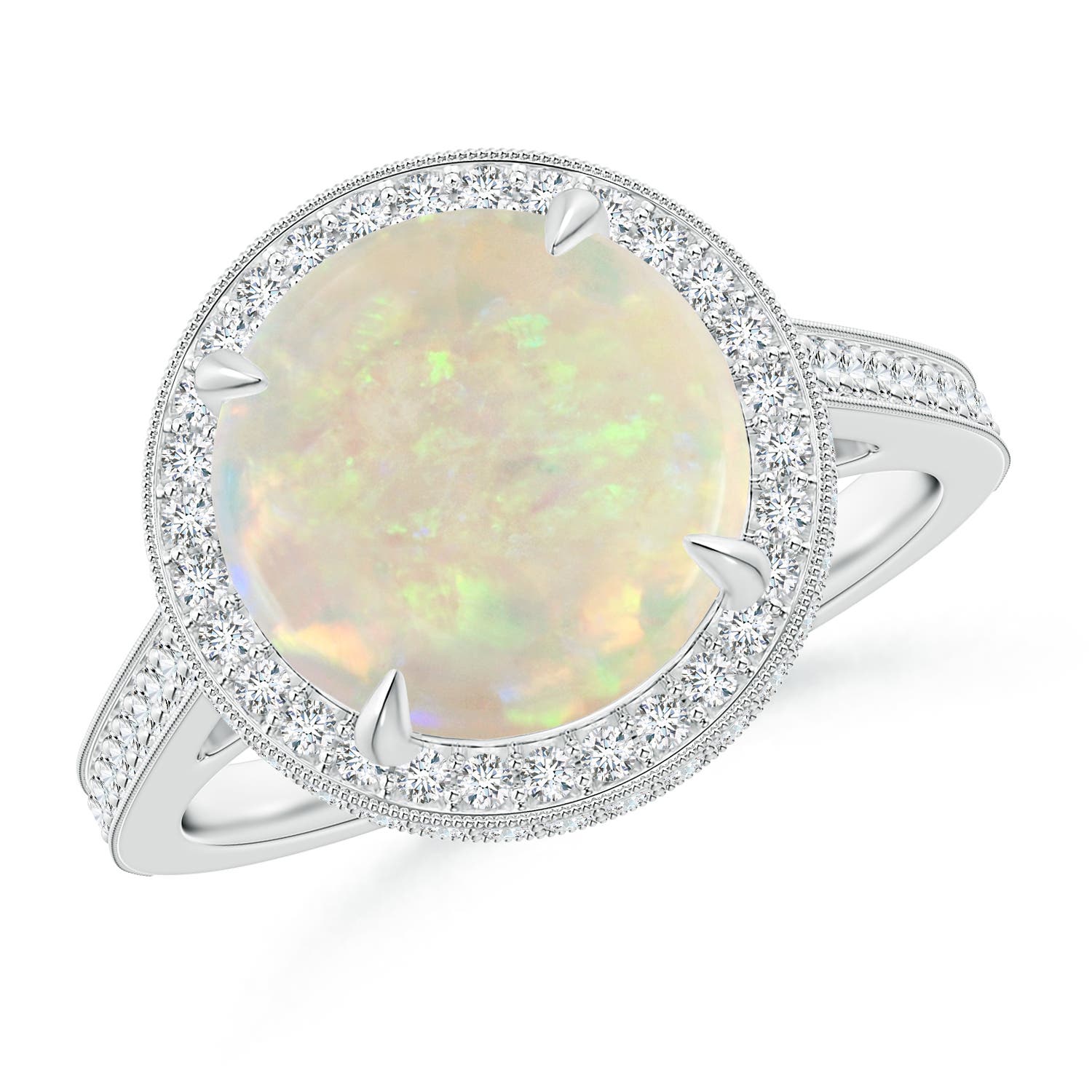 AAA - Opal / 2.65 CT / 14 KT White Gold