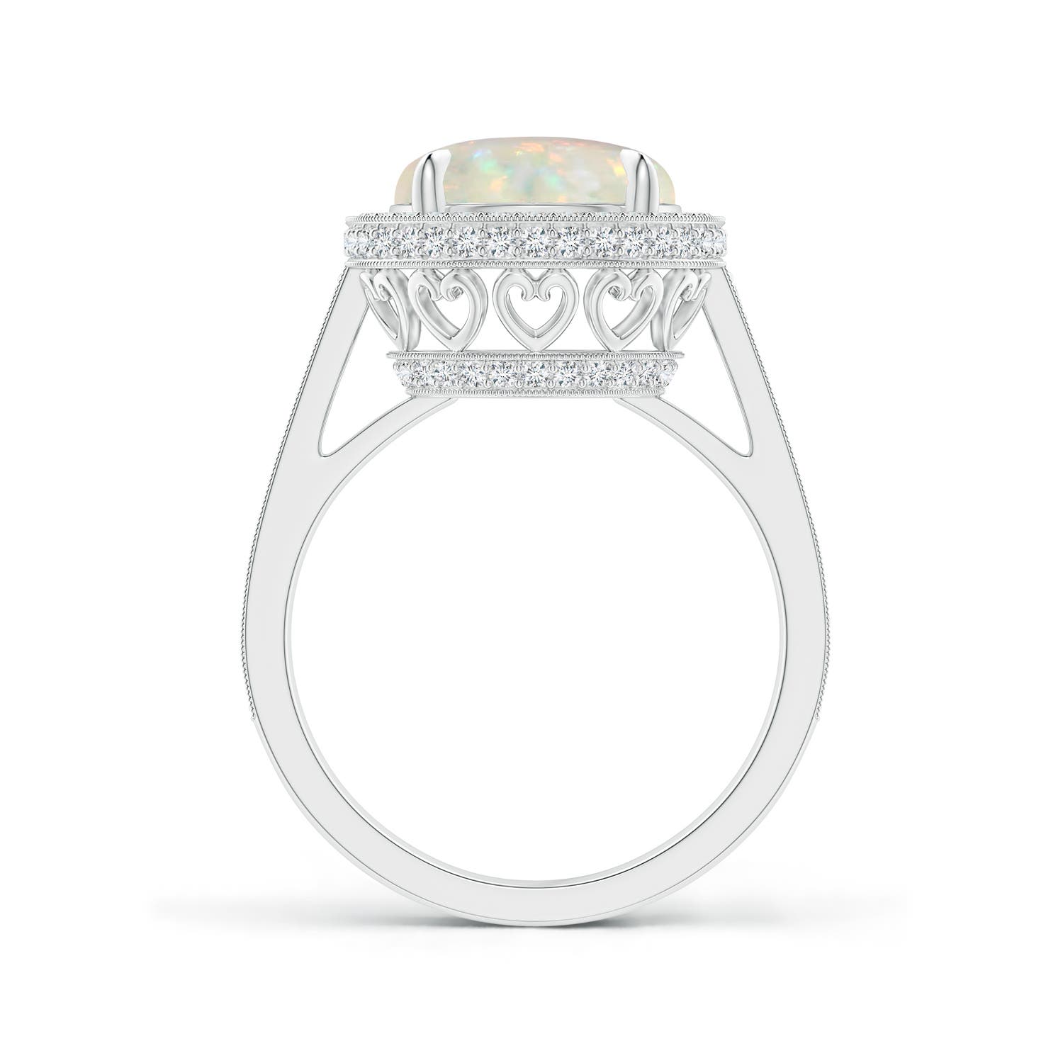 AAA - Opal / 2.65 CT / 14 KT White Gold