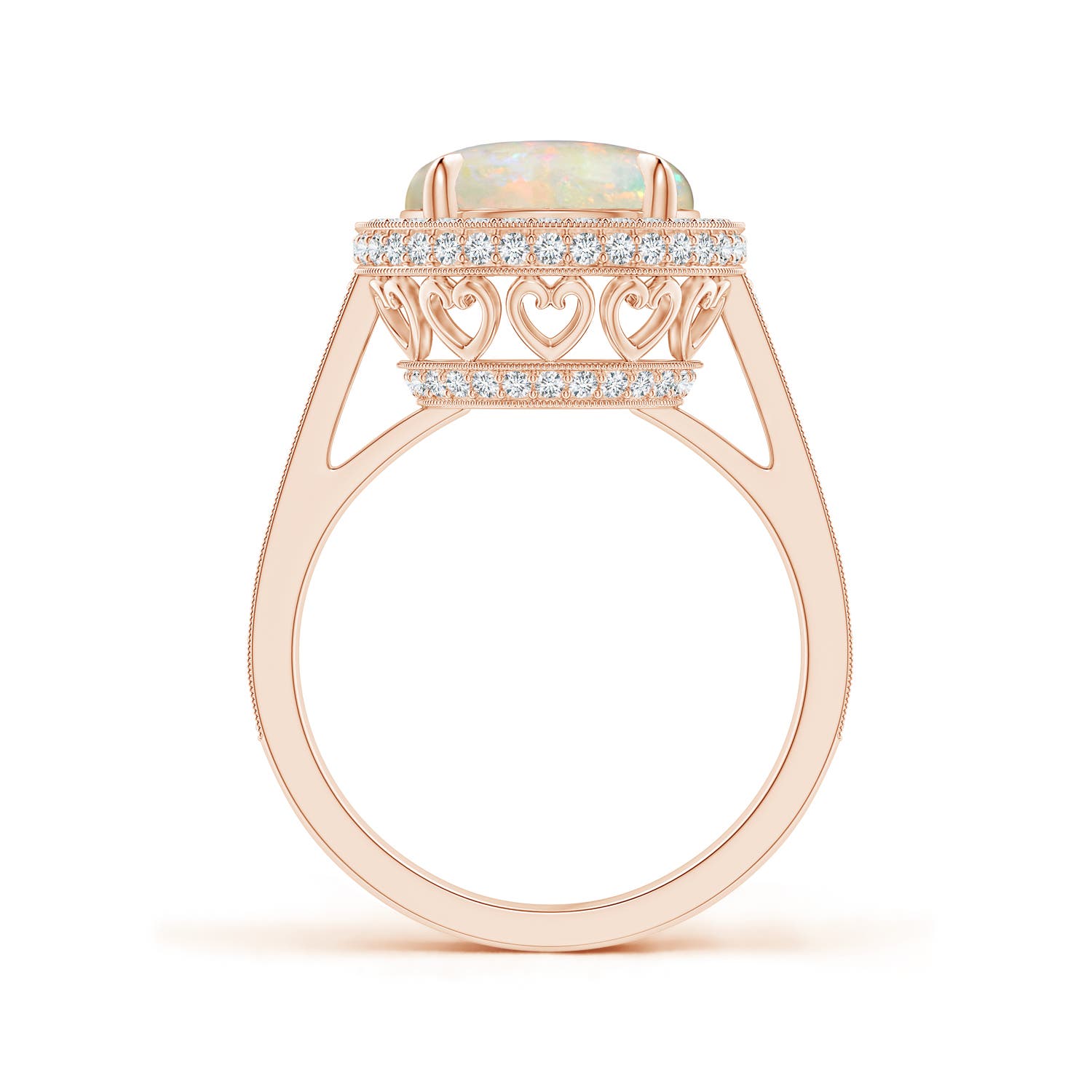 AAAA - Opal / 2.65 CT / 14 KT Rose Gold