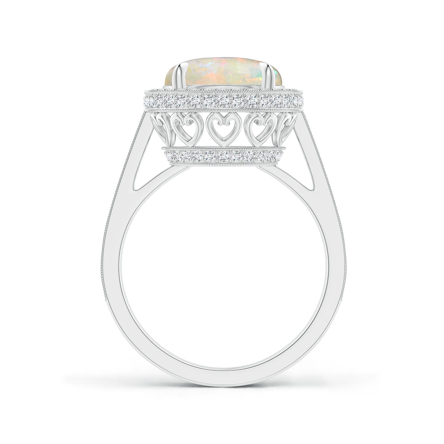 AAAA - Opal / 2.65 CT / 14 KT White Gold