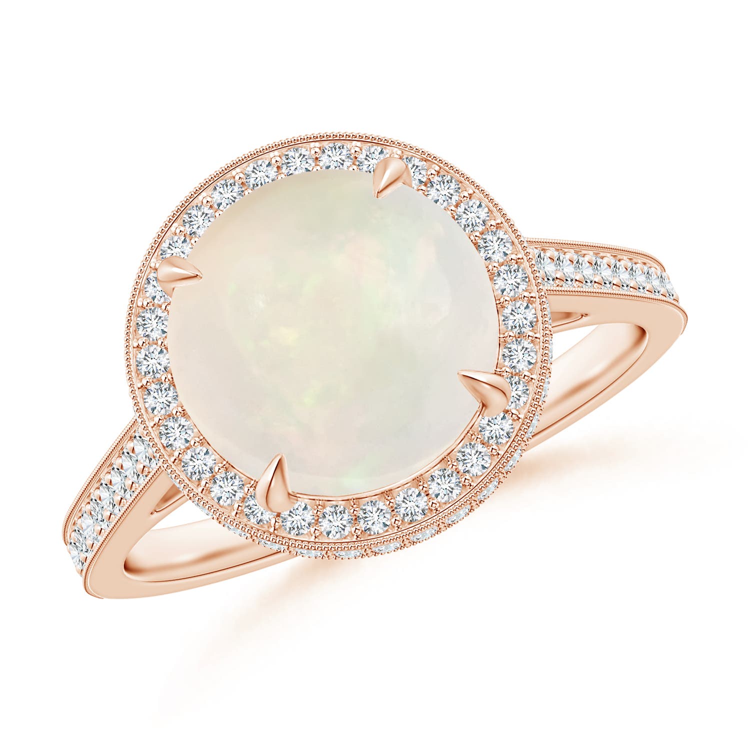 A - Opal / 2.15 CT / 14 KT Rose Gold