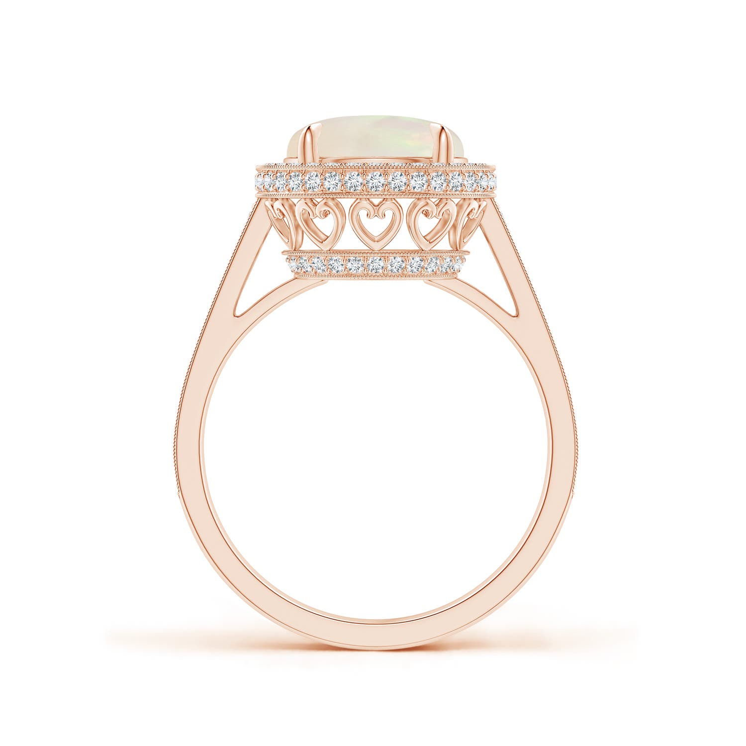 A - Opal / 2.15 CT / 14 KT Rose Gold