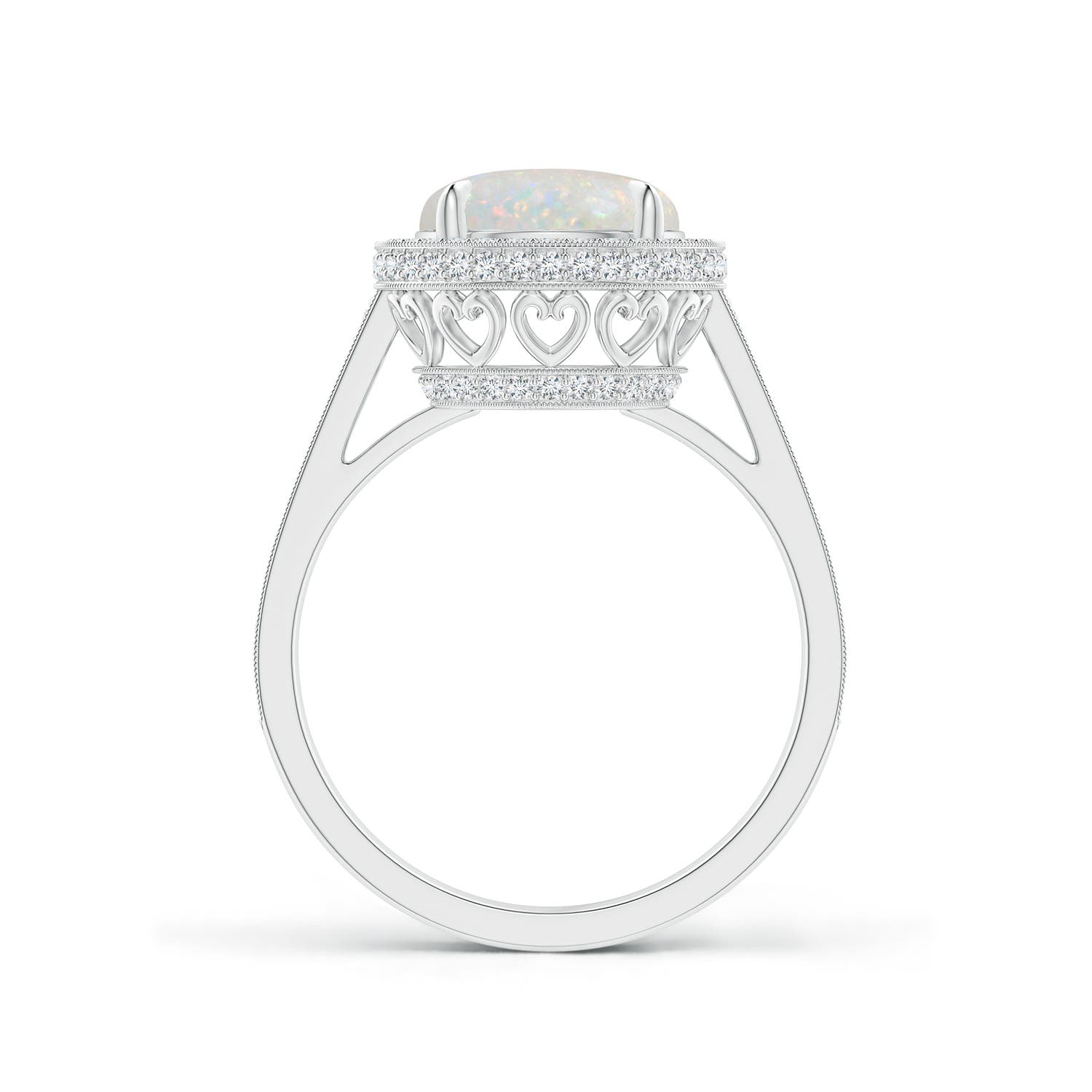 AA - Opal / 2.15 CT / 14 KT White Gold