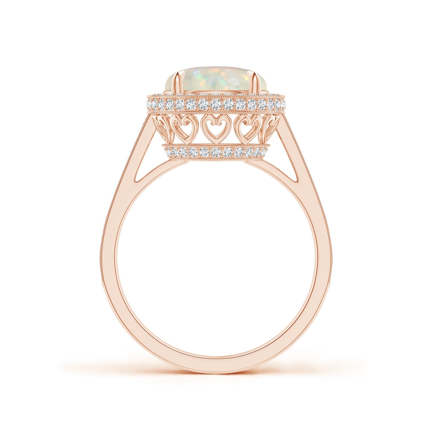 AAA - Opal / 2.15 CT / 14 KT Rose Gold