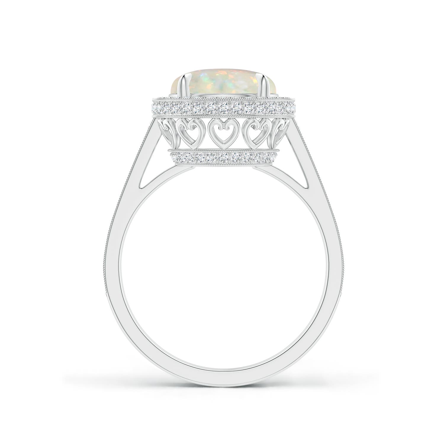 AAA - Opal / 2.15 CT / 14 KT White Gold