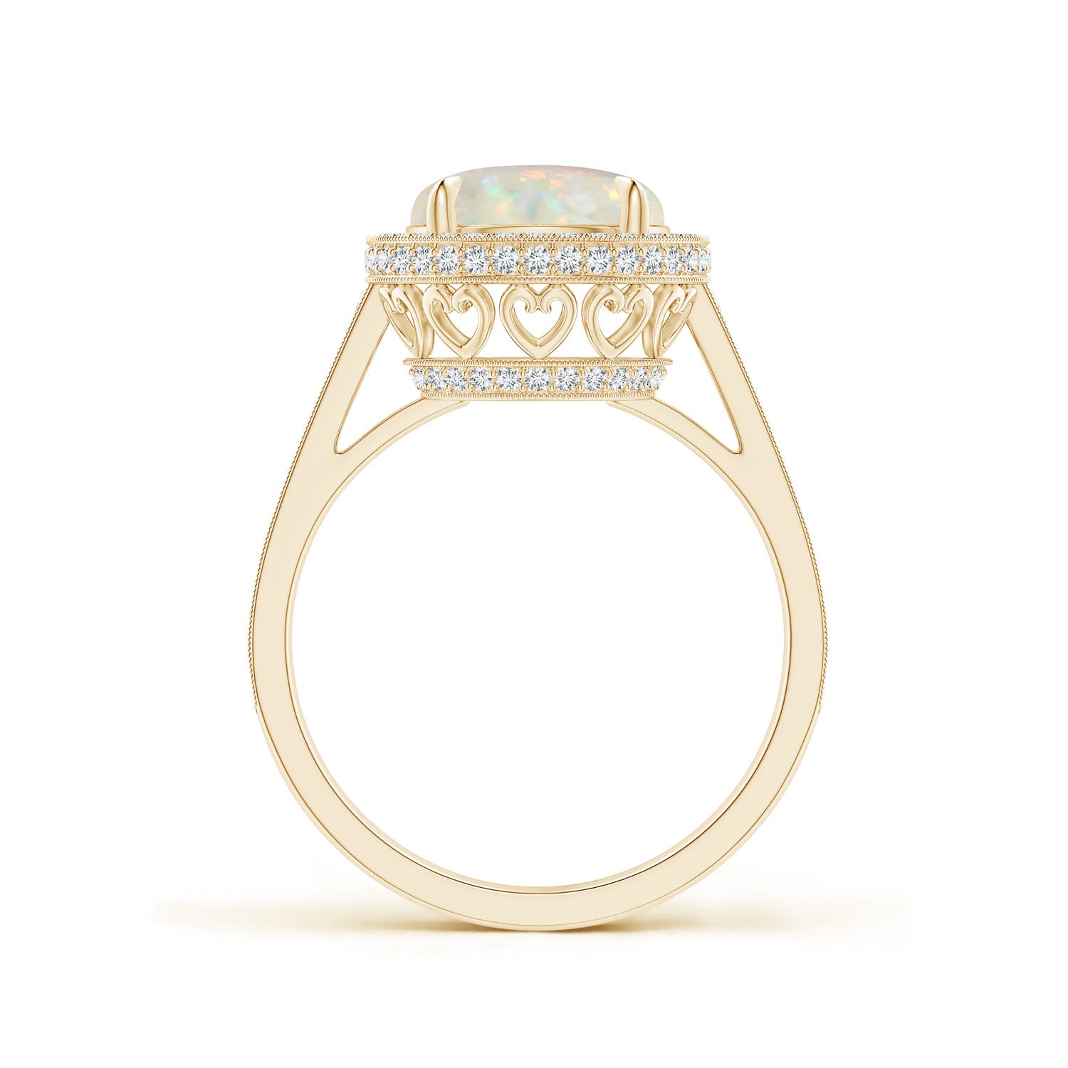 AAA - Opal / 2.15 CT / 14 KT Yellow Gold