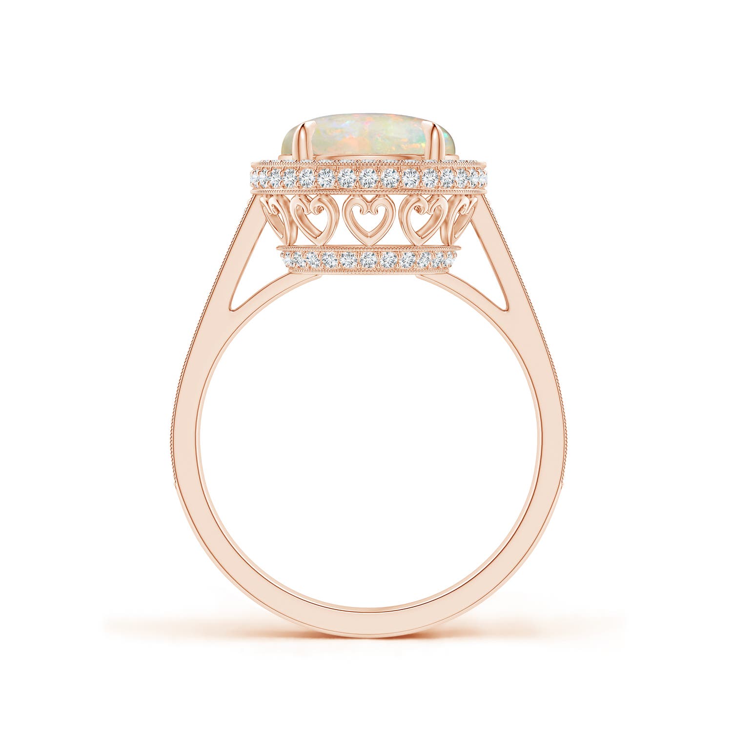 AAAA - Opal / 2.15 CT / 14 KT Rose Gold