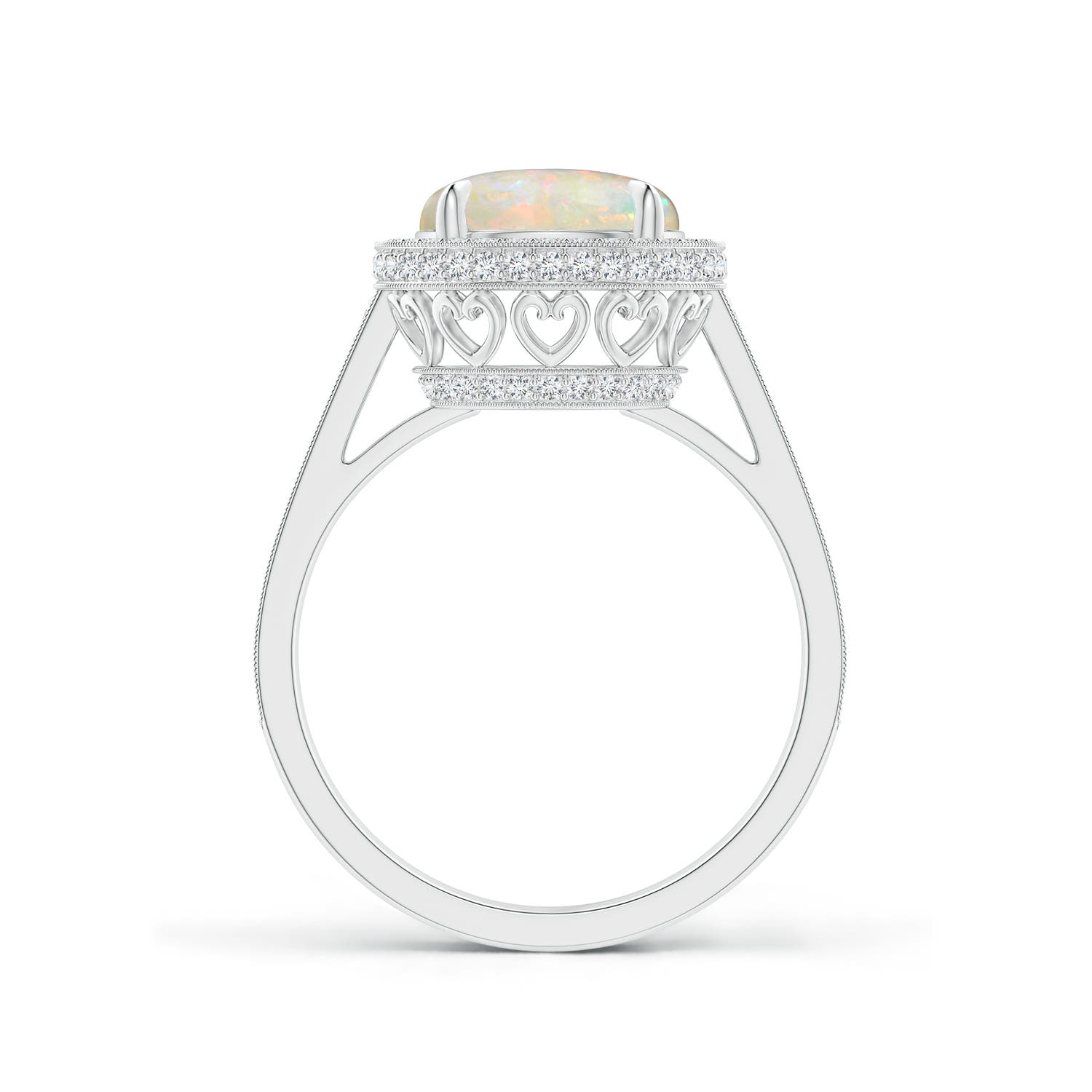 AAAA - Opal / 2.15 CT / 14 KT White Gold