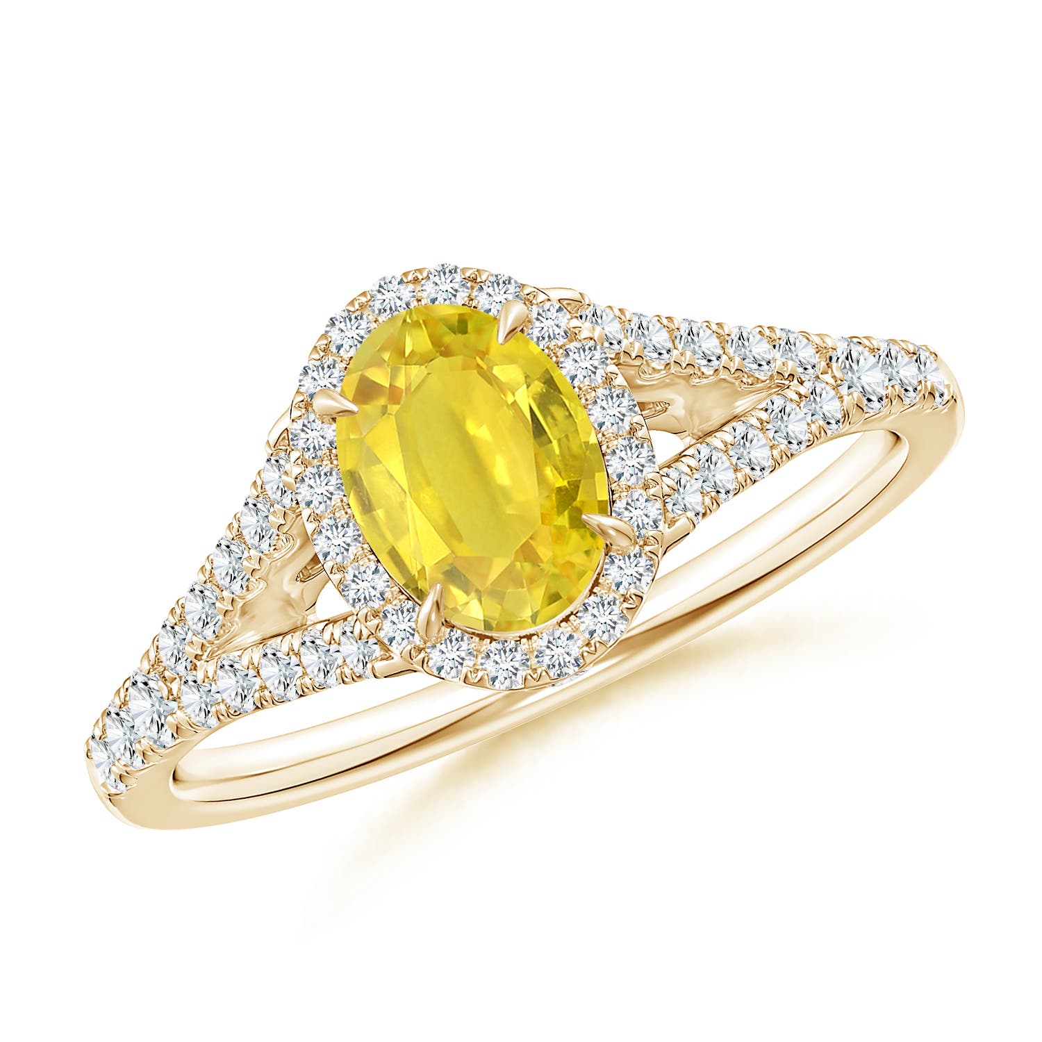 AA - Yellow Sapphire / 1.41 CT / 14 KT Yellow Gold