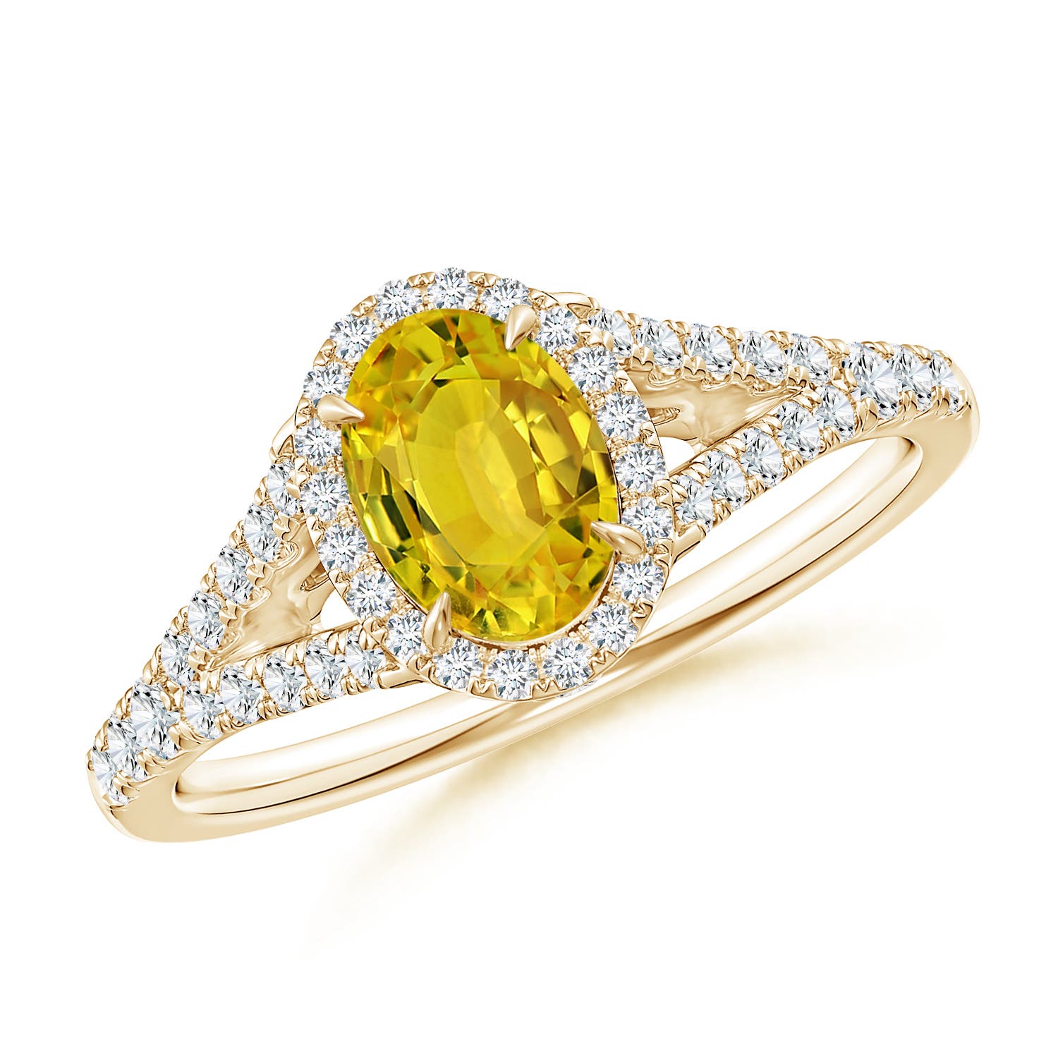 AAAA - Yellow Sapphire / 1.41 CT / 14 KT Yellow Gold