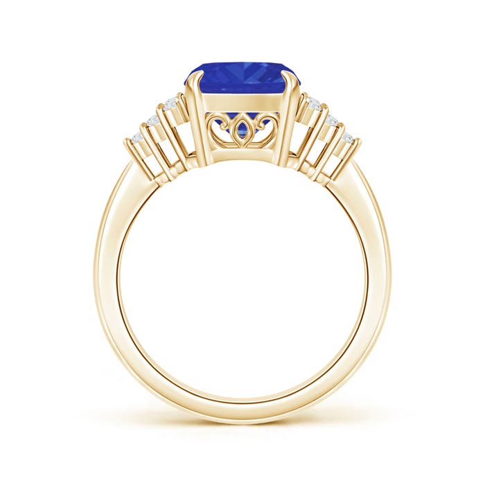 AAA - Tanzanite / 2.37 CT / 14 KT Yellow Gold