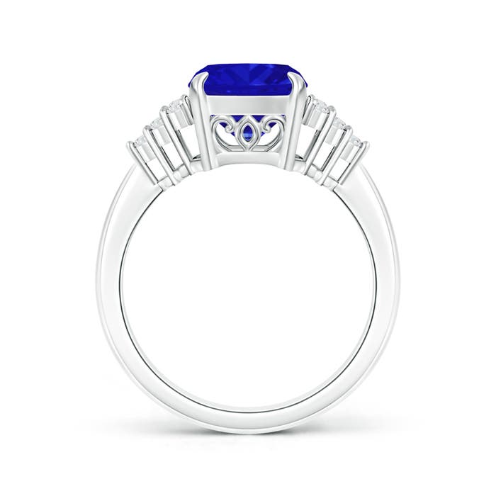 AAAA - Tanzanite / 2.37 CT / 14 KT White Gold