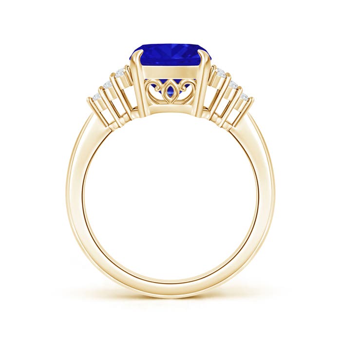 AAAA - Tanzanite / 2.37 CT / 14 KT Yellow Gold