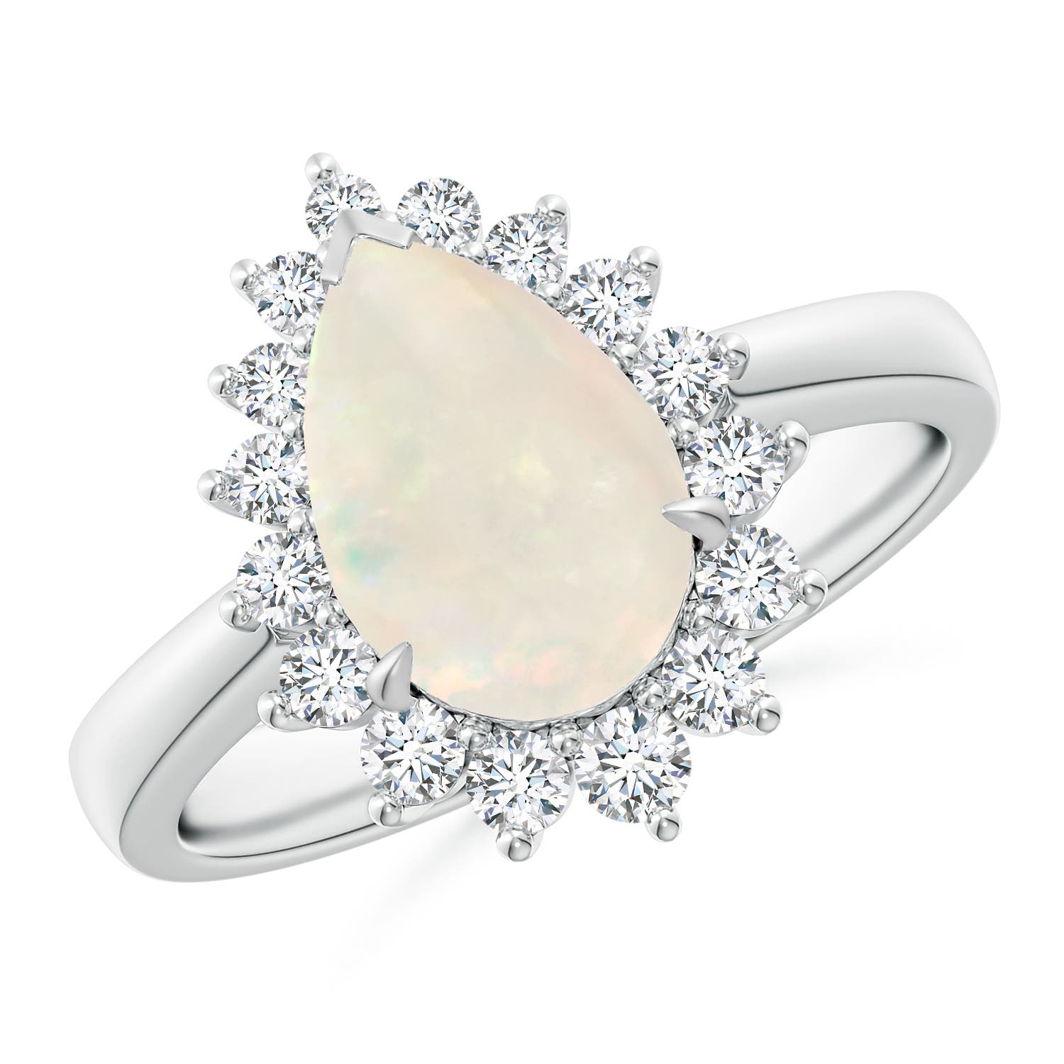 A - Opal / 1.57 CT / 14 KT White Gold