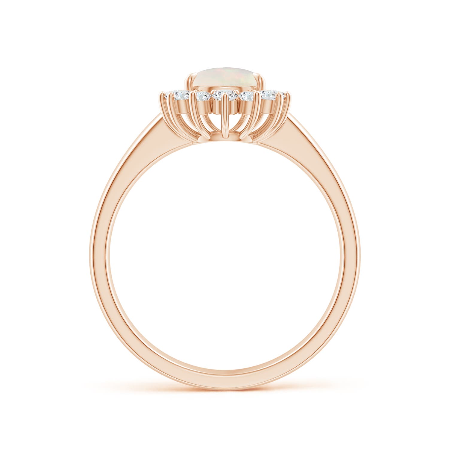 A - Opal / 0.92 CT / 14 KT Rose Gold