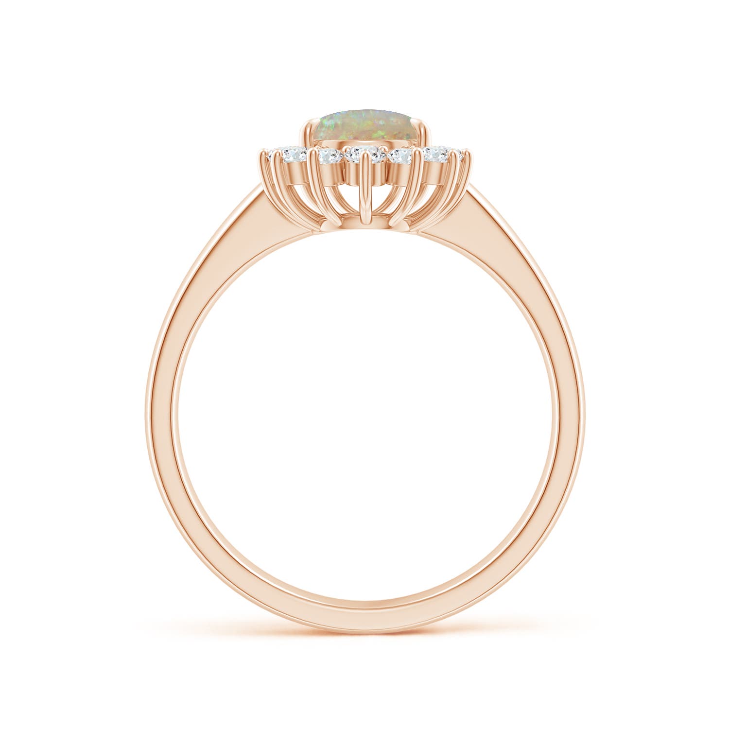 AAAA - Opal / 0.92 CT / 14 KT Rose Gold