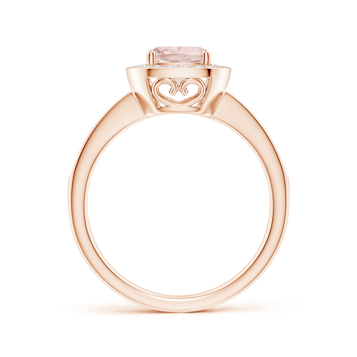 AA - Morganite / 0.99 CT / 14 KT Rose Gold