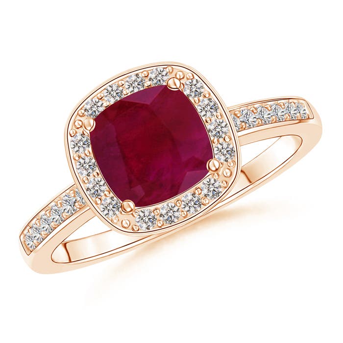 A - Ruby / 1.19 CT / 14 KT Rose Gold