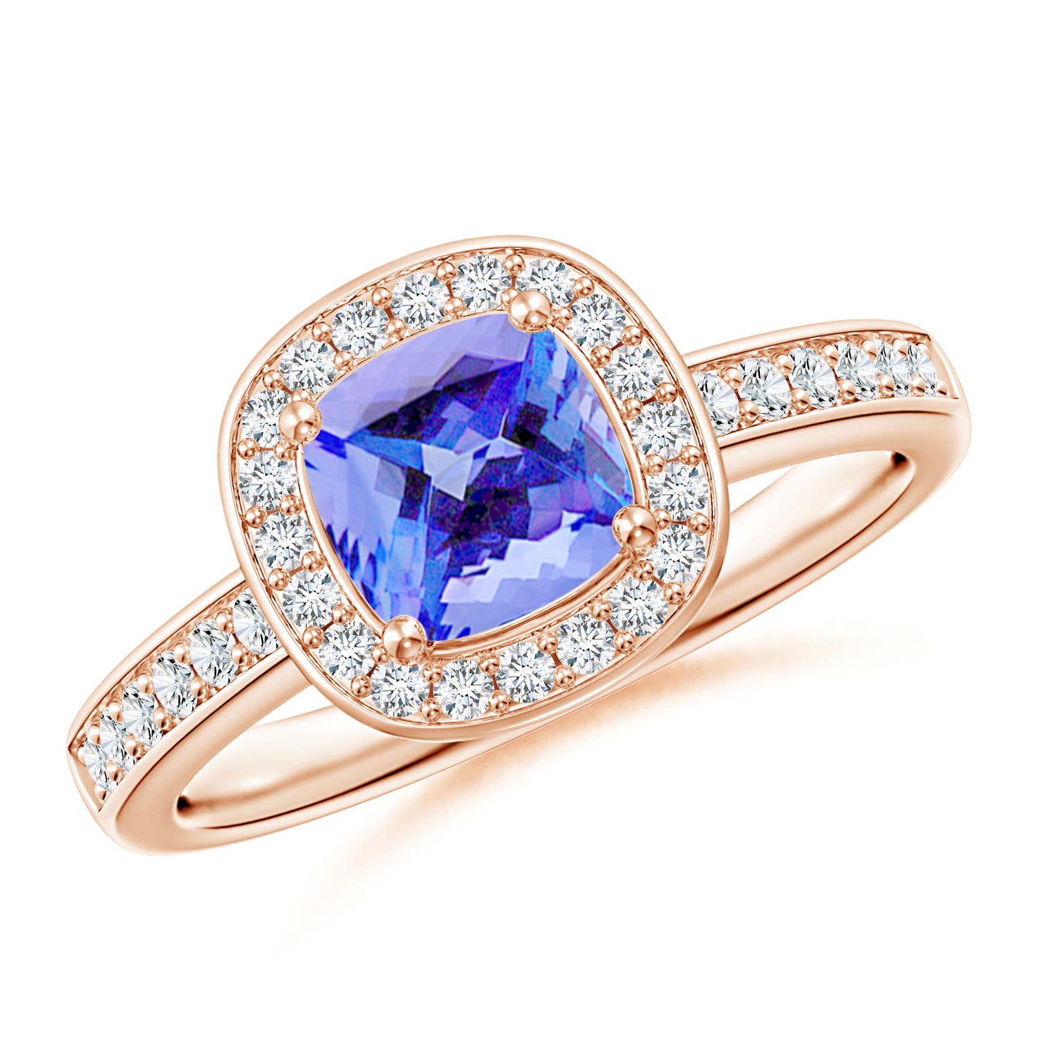 AA - Tanzanite / 1.29 CT / 14 KT Rose Gold