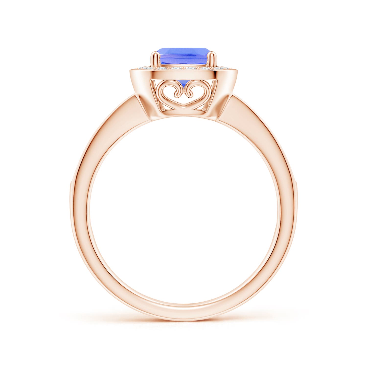 AA - Tanzanite / 1.29 CT / 14 KT Rose Gold