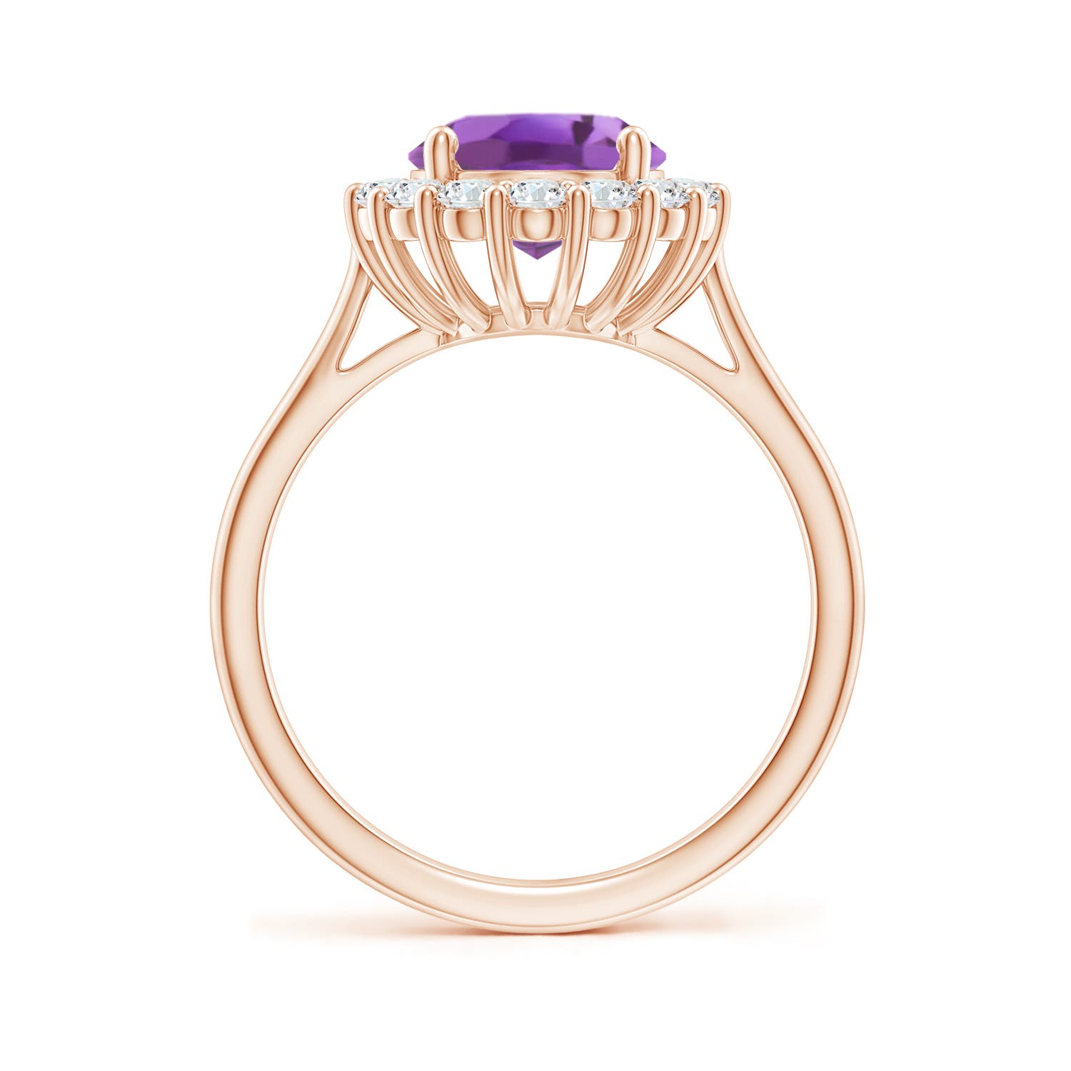 A - Amethyst / 2.98 CT / 14 KT Rose Gold