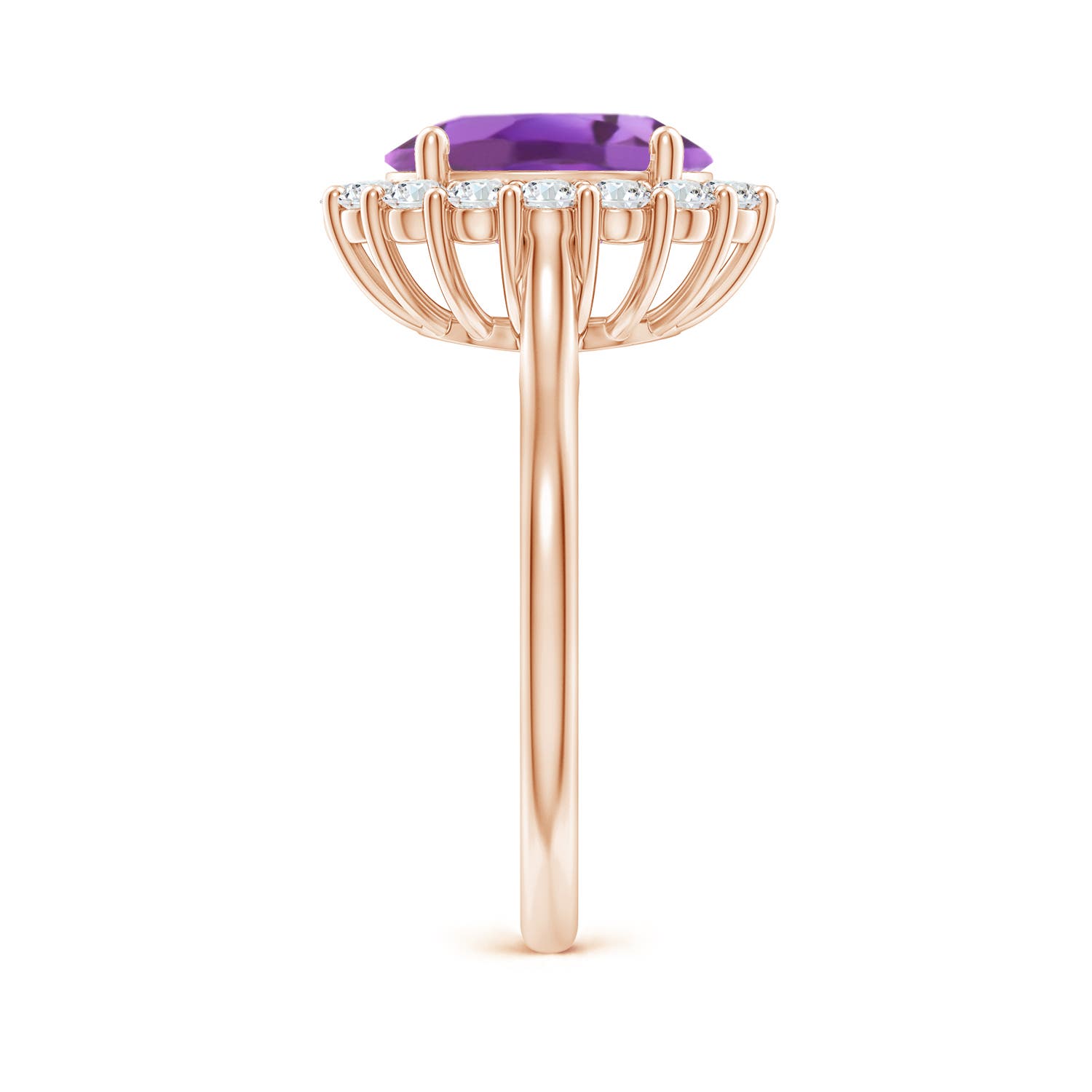 A - Amethyst / 2.98 CT / 14 KT Rose Gold