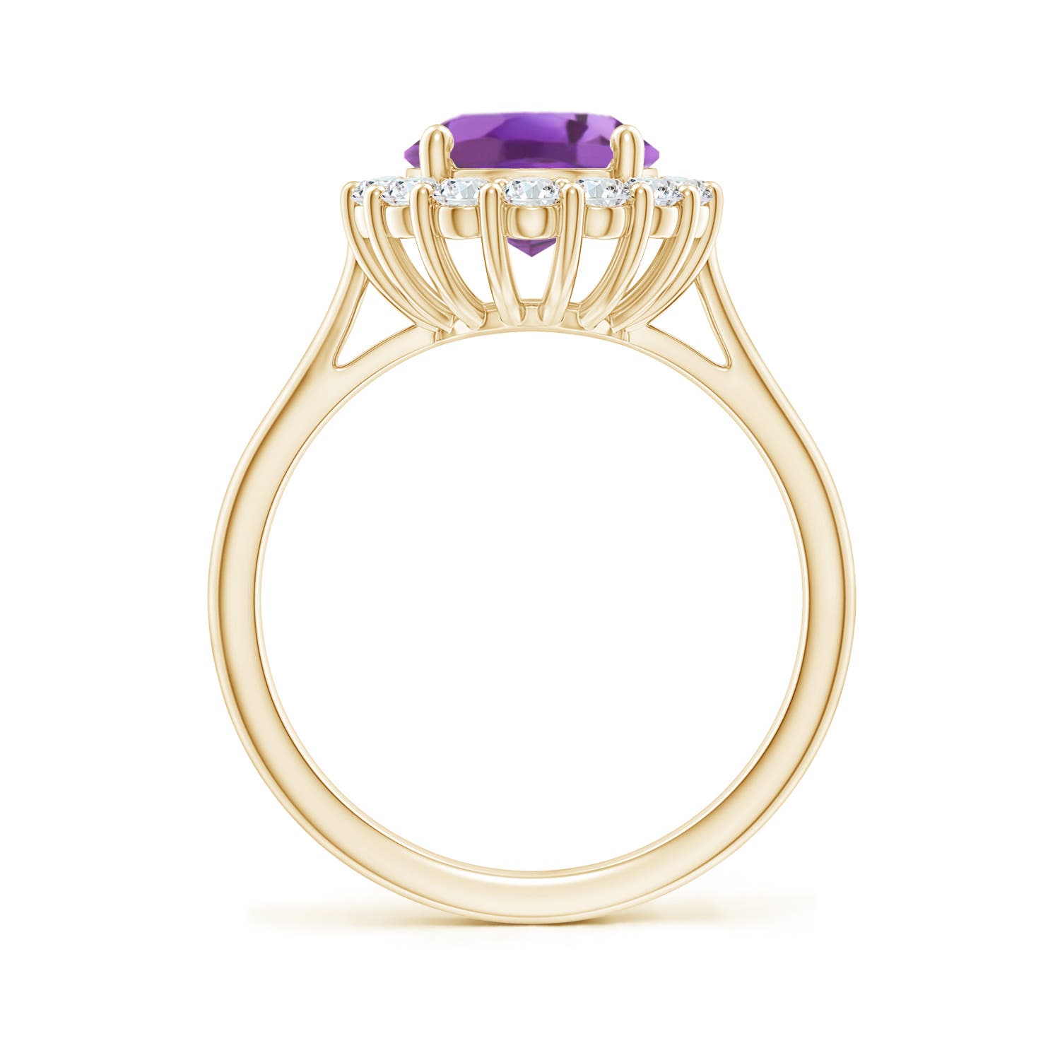 A - Amethyst / 2.98 CT / 14 KT Yellow Gold