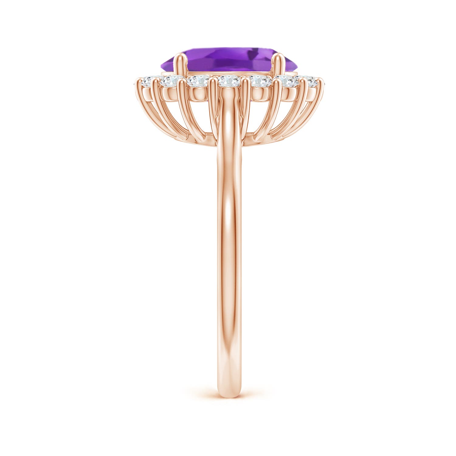 AA - Amethyst / 2.98 CT / 14 KT Rose Gold