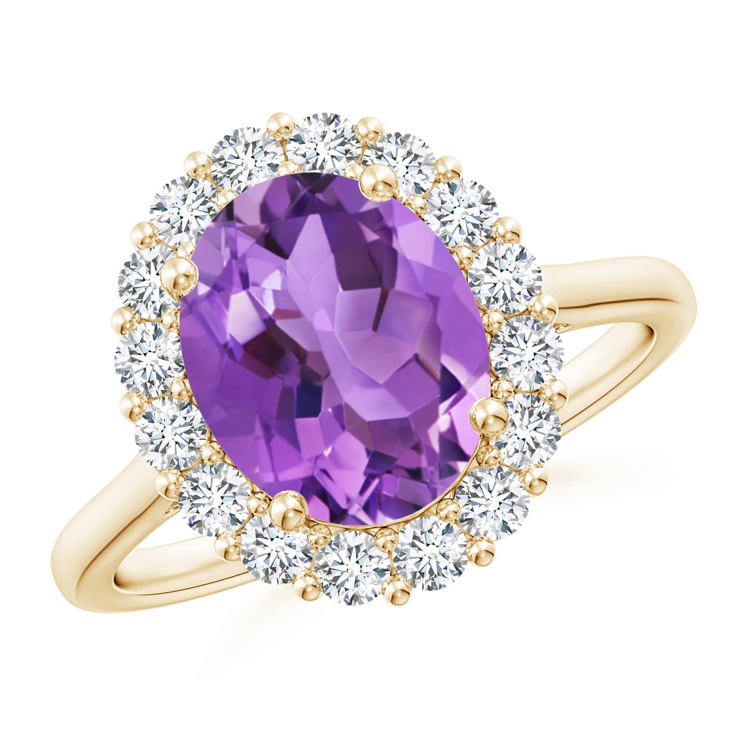 AA - Amethyst / 2.98 CT / 14 KT Yellow Gold