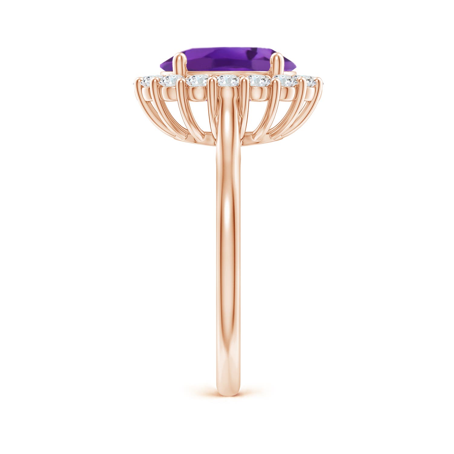 AAA - Amethyst / 2.98 CT / 14 KT Rose Gold