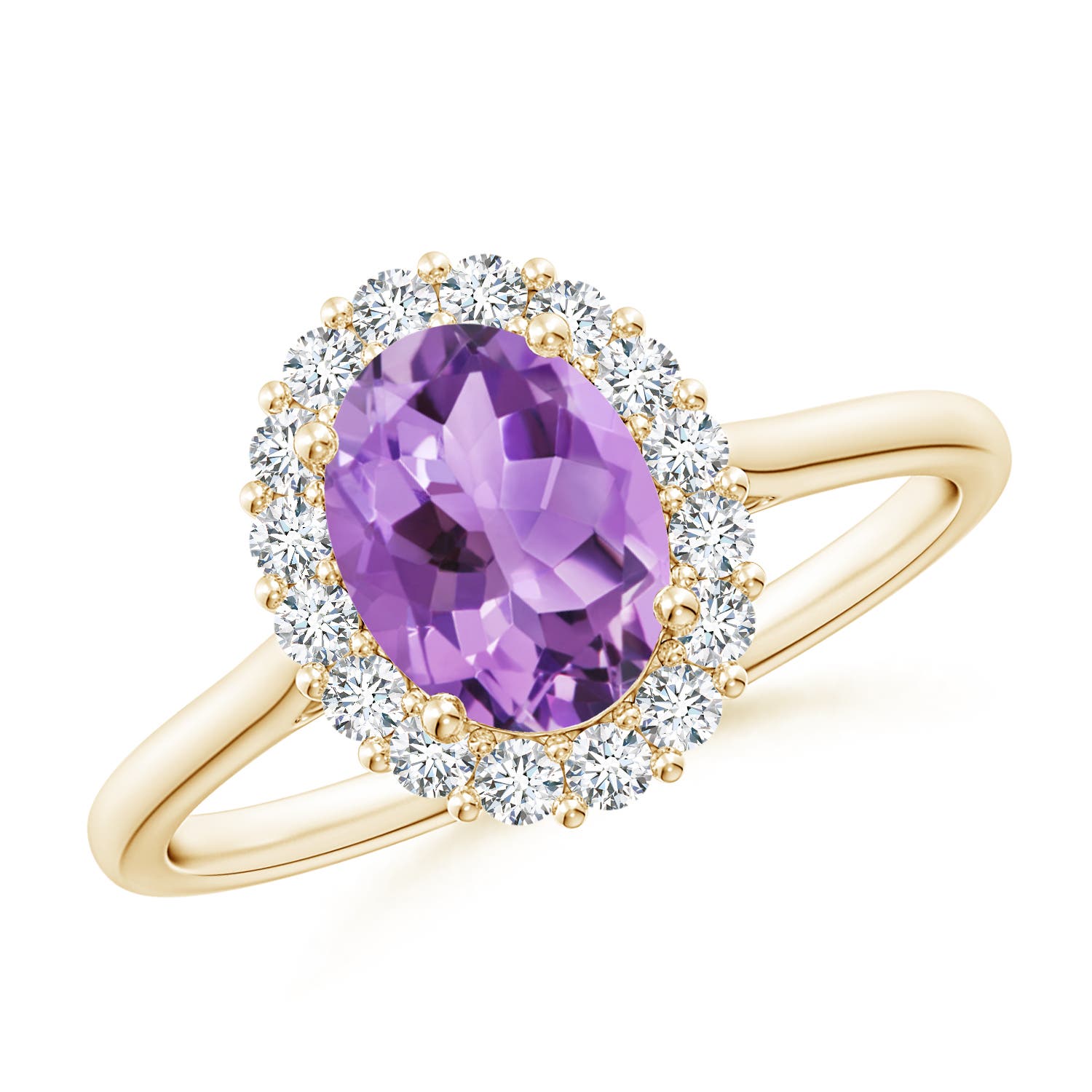 A - Amethyst / 1.55 CT / 14 KT Yellow Gold