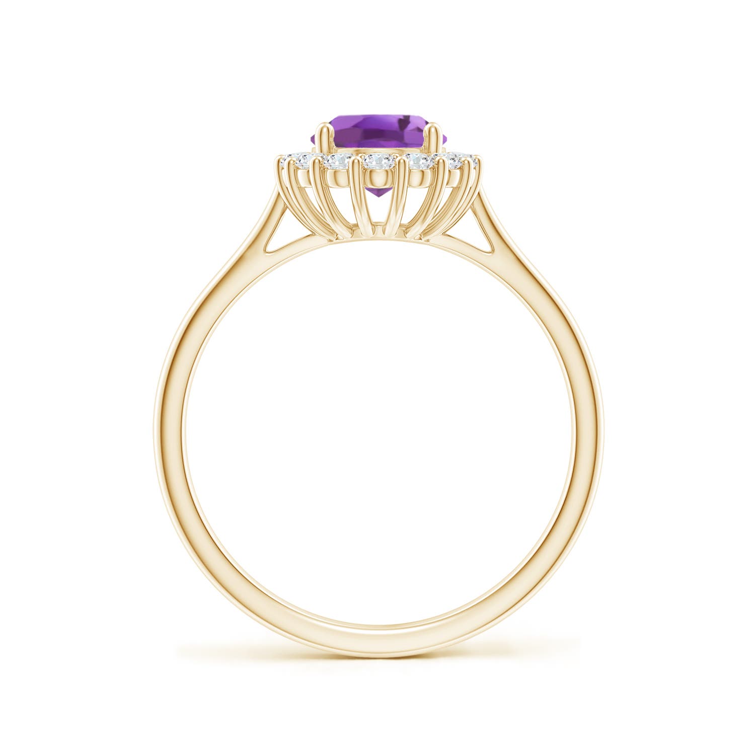 A - Amethyst / 1.55 CT / 14 KT Yellow Gold