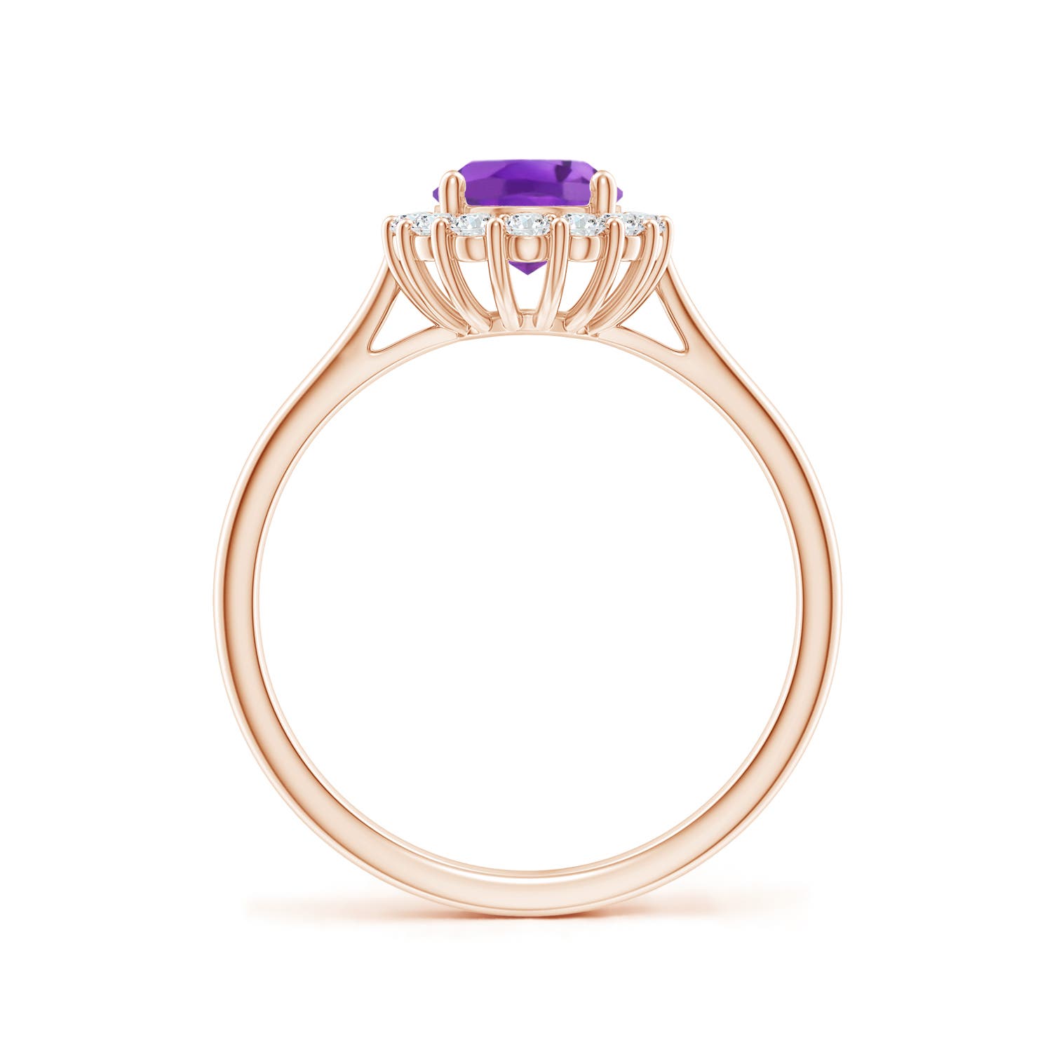 AA - Amethyst / 1.55 CT / 14 KT Rose Gold