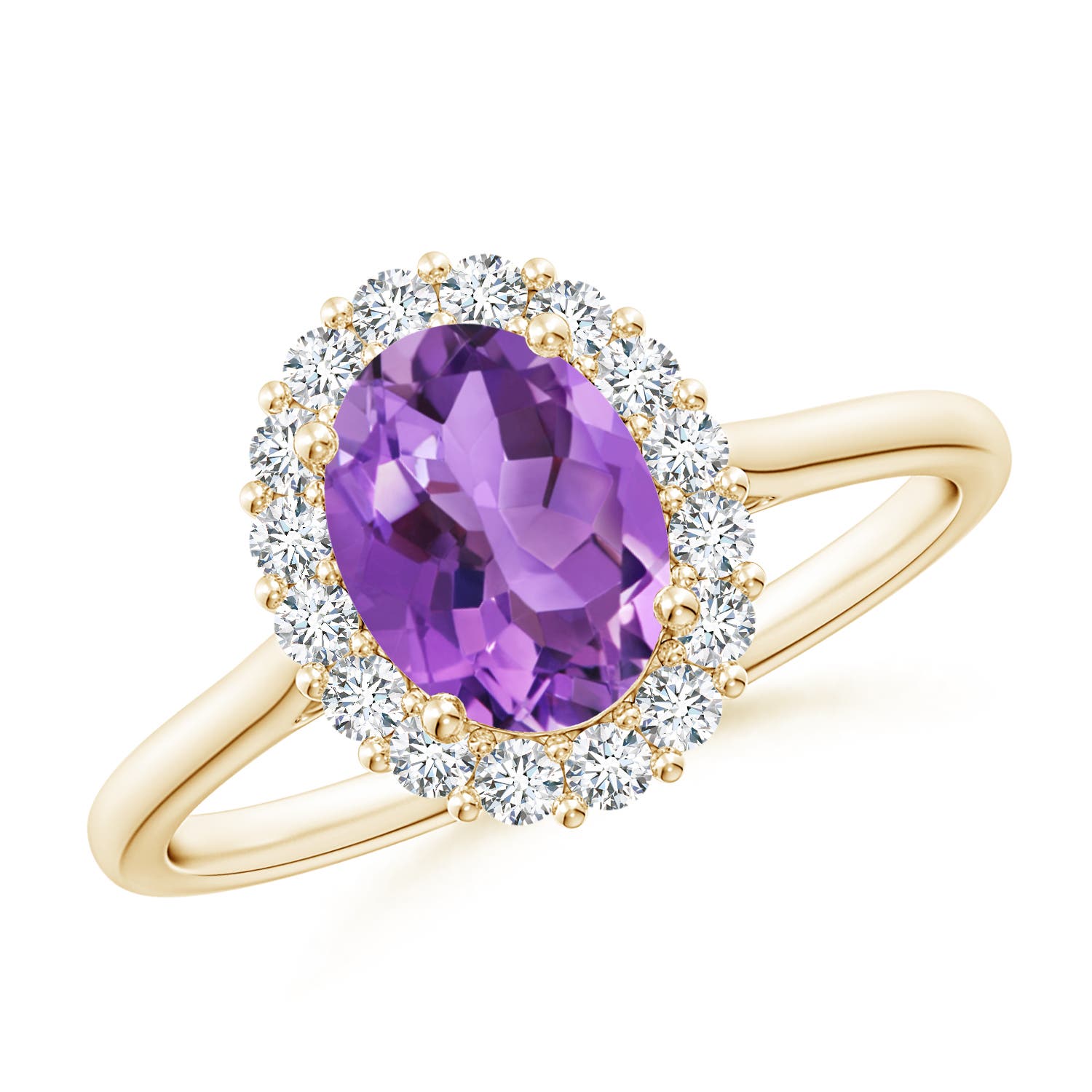 AA - Amethyst / 1.55 CT / 14 KT Yellow Gold