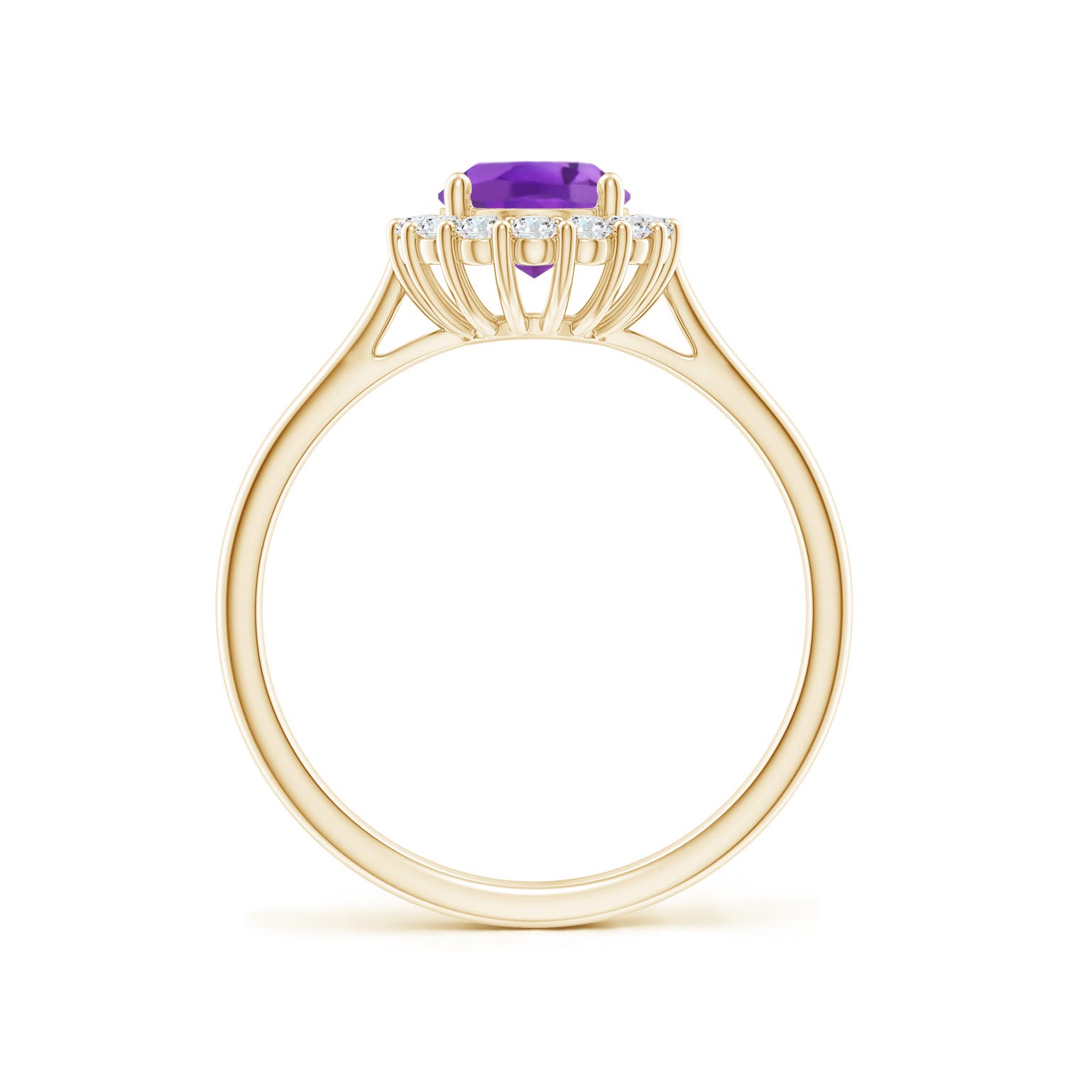 AA - Amethyst / 1.55 CT / 14 KT Yellow Gold