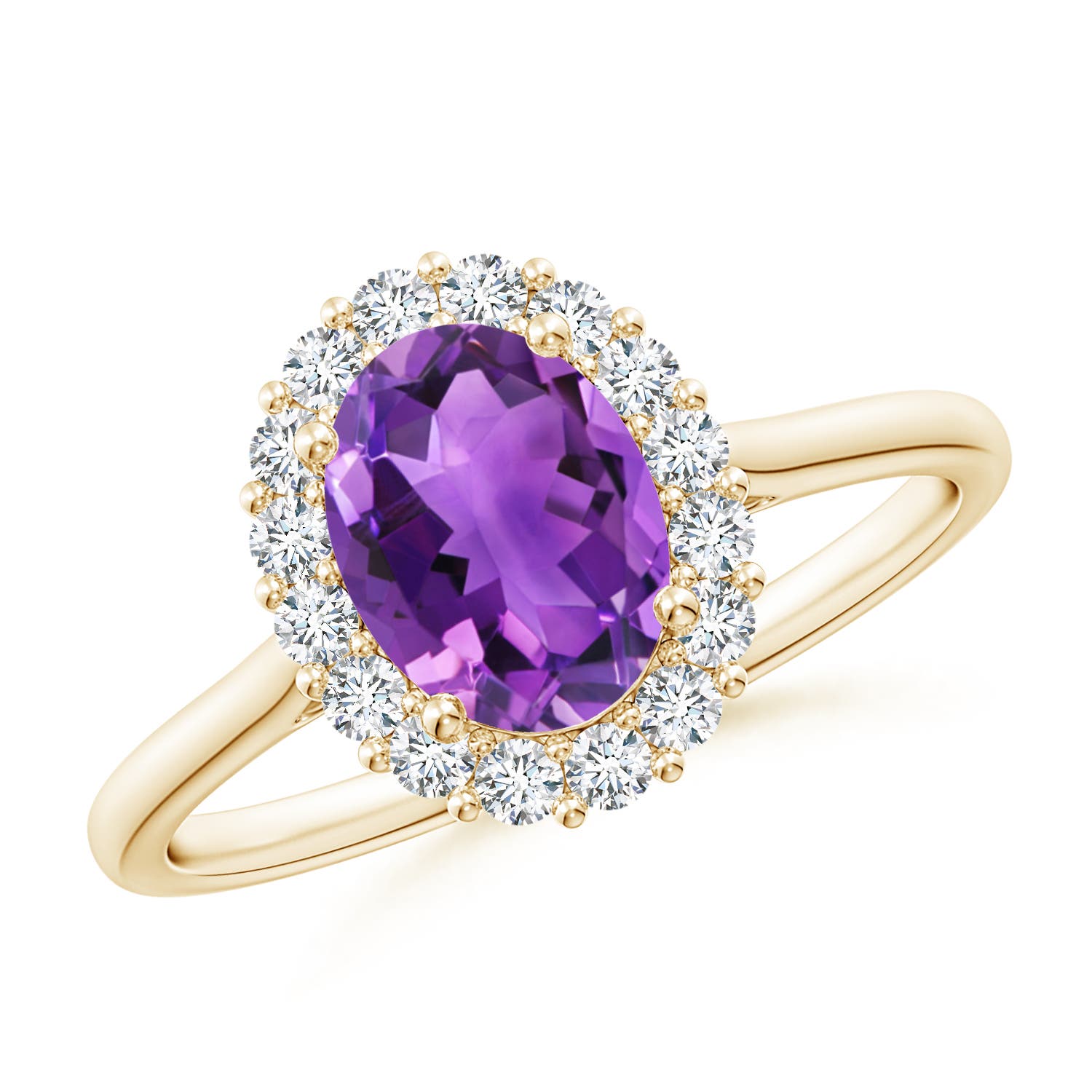 AAA - Amethyst / 1.55 CT / 14 KT Yellow Gold