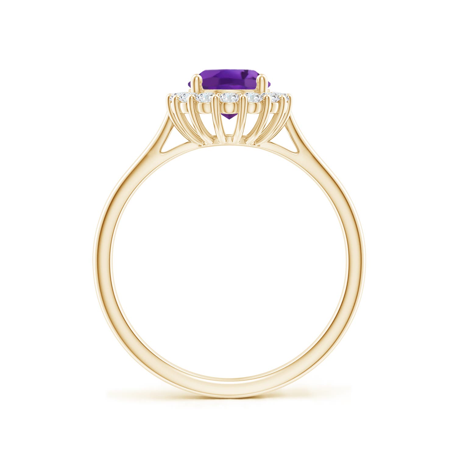 AAA - Amethyst / 1.55 CT / 14 KT Yellow Gold